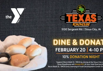 Dine and Donate Texas Roadhouse 10% donation