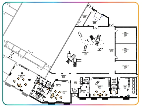 Norm Waitt Sr. YMCA Expansion floor plan Early Learning and Youth Development Center