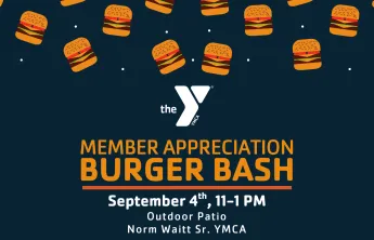 Siouxland YMCA Burger Bash member appreciation september 4th from 11-1